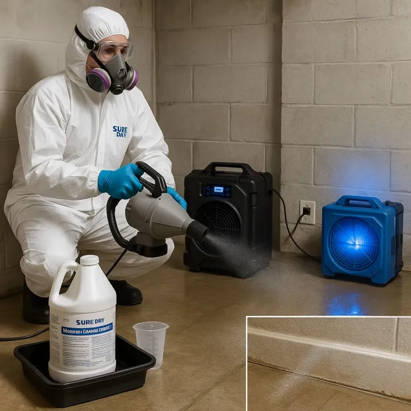 Sanitization and Odor Removal process in Pitt County, NC